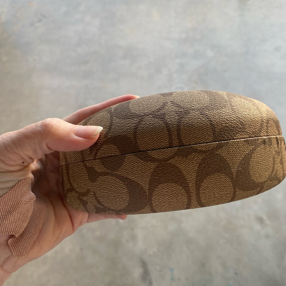 COACH Patterned Sunglasses Case